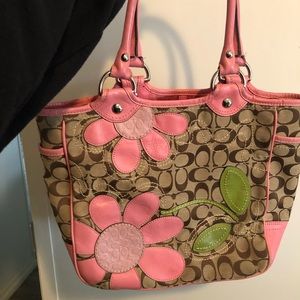 Coach flower bag